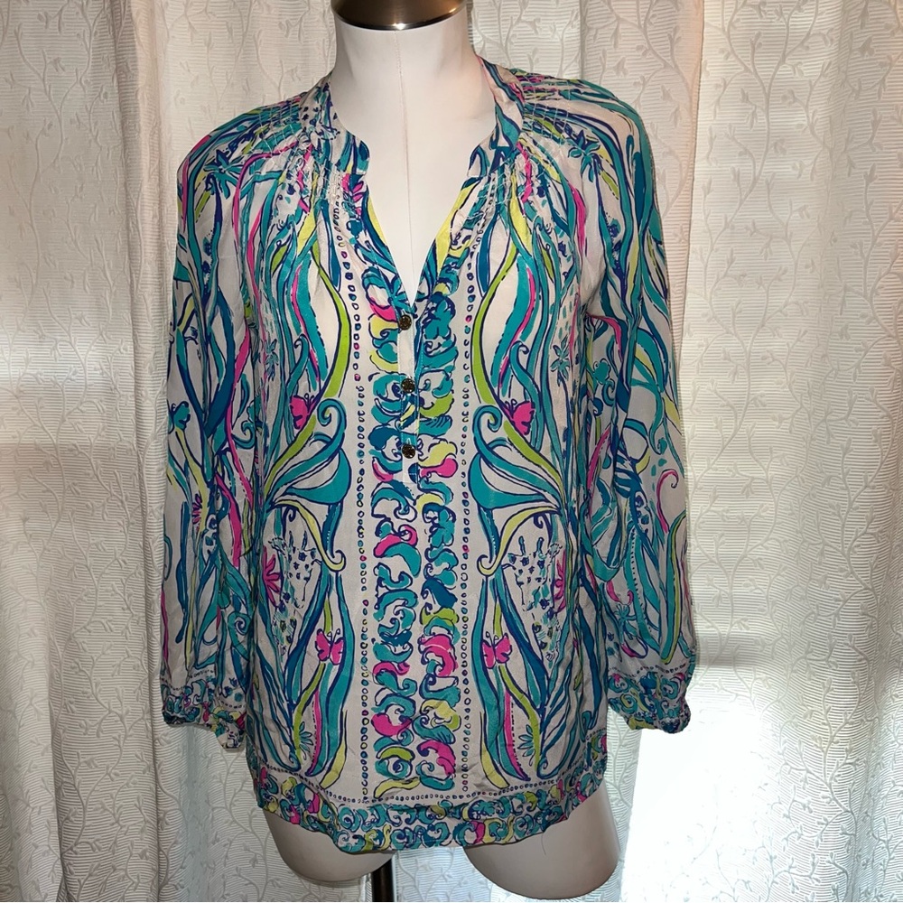 Lilly Pulitzer silk top